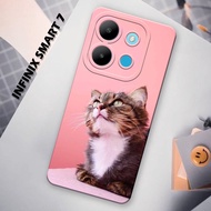 casing INFINIX SMART 7 - Estetik.id - [KUCING CUTE]  -Case Hp INFINIX SMART 7  - Case HP - Softcase 