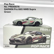 Pop Race 1/64 No. PR640076 DARWIN Pro 66G NWB Supra Green