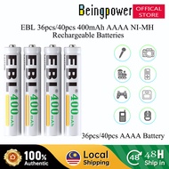 EBL 36pcs 40pcs 400mAh Ni-MH AAAA Rechargeable Battery For Flashlight Doorbell Alarm Clock Surface P
