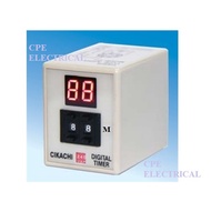 CIKACHI AH3D-D1 99S 99M 99H Single Range On Delay IC Timer AC240V DC24V DC12V