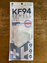 EZWELL [白色] 20個 KF94 成人四層防護3D立體口罩 (獨立包裝)