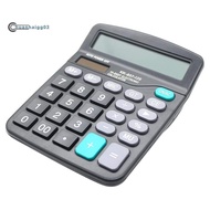 Desk Calculator, 12-Digit Solar Battery Office Calculator with Large LCD Display Big Sensitive Butto