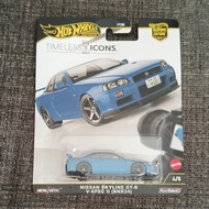 Hotwheels Timeless Icon Nissan Skyline GT-R V-Spec II (BNR34)
