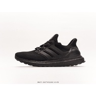 in stock AD Ultraboost UB4.0 Full black  Popcorn Casual Sports Running Shoe soft shoes walking shoe 