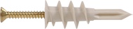 The Hillman Group 41440 Wallboard Anchors with Brass Plate Screw Number 8, 10-Pack