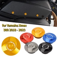 for Yamaha Xmax 300 2018 - 2023 Motorcycle CNC Air Filter Decorative Screws Filter Cover Cap Accessories