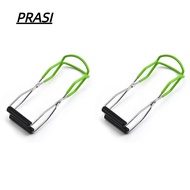 PRASI 2 Pcs Canning Supplies, 4 Colours Iron Canning Tongs, Easy To Use PVC Non Slip Durable Canning