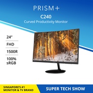 PRISM+ C240 24 75Hz 1500R Curved Productivity Monitor Gaming Monitor [1920 x 1080]