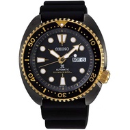 SEIKO Prospex SRPD46J1 Turtle Black Gold Automatic Diver Scuba Watch WARRANTY