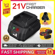 Makita Pengisi Bateri Tanpa Wayar 21V 2A Pengisi Bateri Alat Tenaga 2A Single Bay Pengisi Bateri Li-