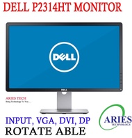 Used 24" Monitor Dell P2317H Full HD IPS LED Monitor P2417H Display Screen PC HDMI office work Monit