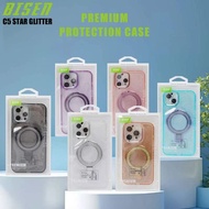 NEW C5 STAR MAGNETIC CASE WITH CAMERA LENS RING STAND FOR ip16E ip16 ip16pro ip16plus ip16promax