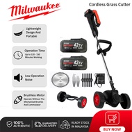 MILWAUKEE 1800W Powerful Electric Grass Trimmer Grass Cutter Machine Adjustable Lawn Mower Home Push Lawnmower