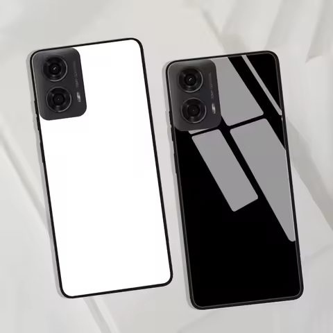 Tempered Glass Hard Cover For Motorola Moto G55 G45 G35 G75 G85 G84 5G Case Marble Funda Coque Phone