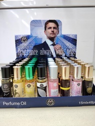 ARABIC PERFUME ATAR 15ML NON ALCHOLIC ATAR 48 PCS BOX