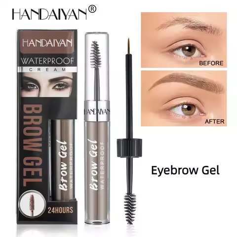 HANDAIYAN Eyebrow Tattoo Gel Semi-permanent Waterproof Lasting Eye Brow Tint Dye Black Brown Eyebrow