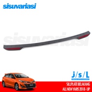 Yaris Accessories Joker 2018 JSL Sillplate Rear Sill Plate Reflector