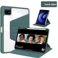 Vỏ Thông Minh Xoay 360 Độ Cho Redmi Pad SE 11 Vỏ Da PU Acrylic Tương Thích Với Xiaomi Mipad 6 5 11 7