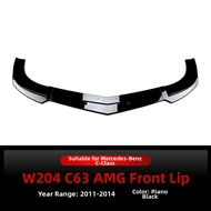 BONINGYU | Front Bumper Lip Spoiler Modification Accessory for 2011-2014 Mercedes W204 S204
