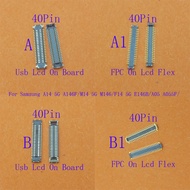 5-20Pcs Usb FPC Connector Plug Lcd Display For Samsung F14 A14 5G E146B A05 A055F A146F M14 M146 Cha