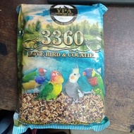 love bird & cocatiel 3360 bird food 600g