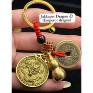 Lp Maha Sila 龙普玛哈席拉 X Lp Mian L. Dragon Lion Keychain