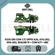 FLEXIBLE CHARGER CONNECTOR CHARGER BOARD/ MODEL OPPO A36 - A76 5G - A96 4G - REALME 9I ORIGINAL