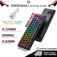 ONIKUMA G67 Mechanical Keyboard 67keys Wired Customized Magnetic Axis Low Latency Gaming Keyboard