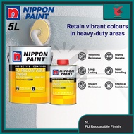 5L Nippon Paint PU Recoatable Finish Epoxy Clear Coating Clear Epoxy Clear Epoxy Floor Paint Clear E