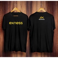 Exness Crypto Horizontal Front Trading Trader Premium Cotton Combed T-Shirt