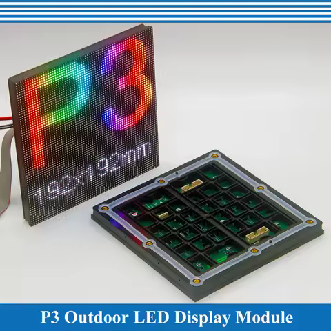 192*192mm Outdoor P3 P6 Full color LED Display Module