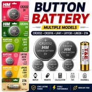 CR2032 / CR2016 / LR41 / LR1130 / LR626 / 27A Button Battery