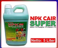 Pupuk Pelengkap Cair NPK 17-17-17 5 liter