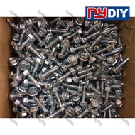 1PCS #8 x 3/4" in. Zinc Plated Hex Head Self Drilling Sheet Metal Screw Skru Besi Bumbung