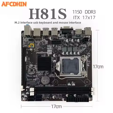 Core fourth generation Pentium Celeron H81S 1150 DDR3 ITX motherboard B85 HDMI M.2