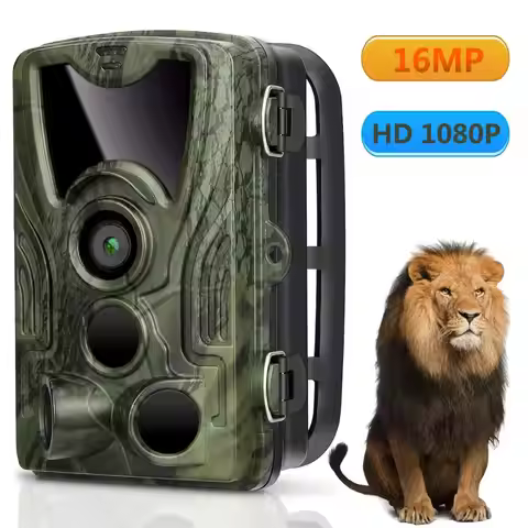 Wild Cameras Trail Hunting Camera HC801A 20MP 1080P IP65 Waterproof PIR Sensor Wildlife Surveillance
