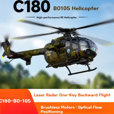 Rc Era Remote Control Helicopter C180 BO105 Channel Simulation Stunt Inverted Flight Laser Radar For