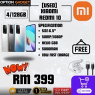 [USED] REDMI 10 4/128GB | 100% ORIGINAL | PRISTINE CONDITION | TRUSTED SELLER | OPTION GADGET