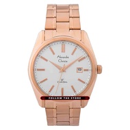 Alghani Watch Jam Tangan Pria Alexandre Christie AC 8514 MD BRGSL Stainless Steel Strap Rose Gold /