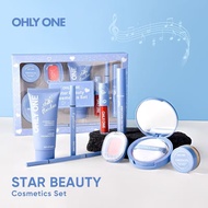 OHLY ONE Star Beauty 8-Piece Makeup Set -Foundation and Eyeshadow for Beginners and Enthusiasts