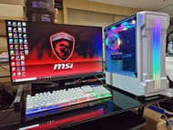 PC GAMING FULLSET INTEL CORE I5 10400F VGA R9 370 4GB 256Bit Ram 16gb LED 24 SIAP GAME BERAT