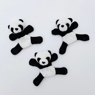 Cute Panda Plush Refrigerator Magnet Toy, Cartoon Soft Plush Souvenir Chengdu Travel Gift