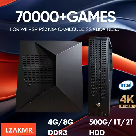 G5 Game Retro Console 4K HD 70000+Games 60+Emulators for PS2 PSP WII N64 Dual System Wireless Contro