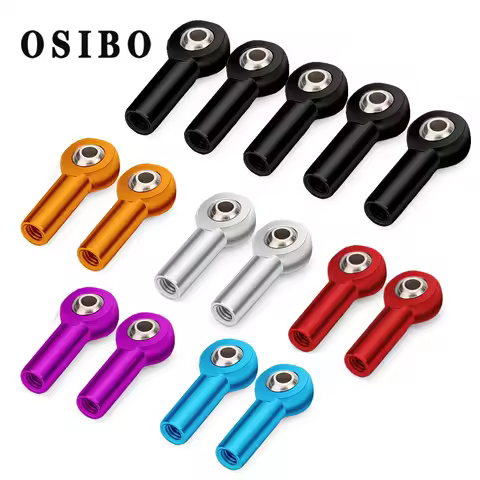 Metal CW M3/M4 Link Tie Rod End Ball Joint Ends for Axial SCX10 II D90 D110 Tamiya CC01 1/10 RC Car 