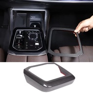 Car Center Control Shift Frame Decorative Stickers For BMW 7 Series G70 2023-2024 Interior Accessori