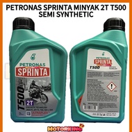 PETRONAS SPRINTA MINYAK 2T T500 T300 MINYAK 2T TUTI 1LITER Y125Z DINAMIK RXZ NINJA250RR