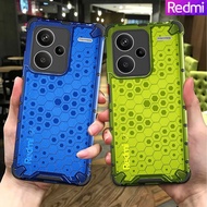 Redmi Note 12S Note 12 Turbo Note 12 Pro Plus Note 11 Pro Note 11S Honeycomb Hard Shockproof Protection Bumper Case