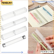 FENGLIN Pen Box Business Affairs Polygon Transparent Office Supplies