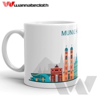Munich Glass Germany Germany Mug Munich Germany Souvenir Europe Munich Germany Mug World City 2