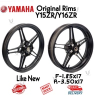 USED YAMAHA Y15ZR/Y16ZR SPORT RIMS RIM Y15 Y16 VIETNAM RIM BLACK Y15 RIM LIKE NEW EXCITER150
